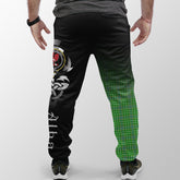 Currie Tartan Crest Jogger Sweatpants - Alba Celtic Style